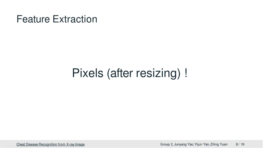 feature extraction