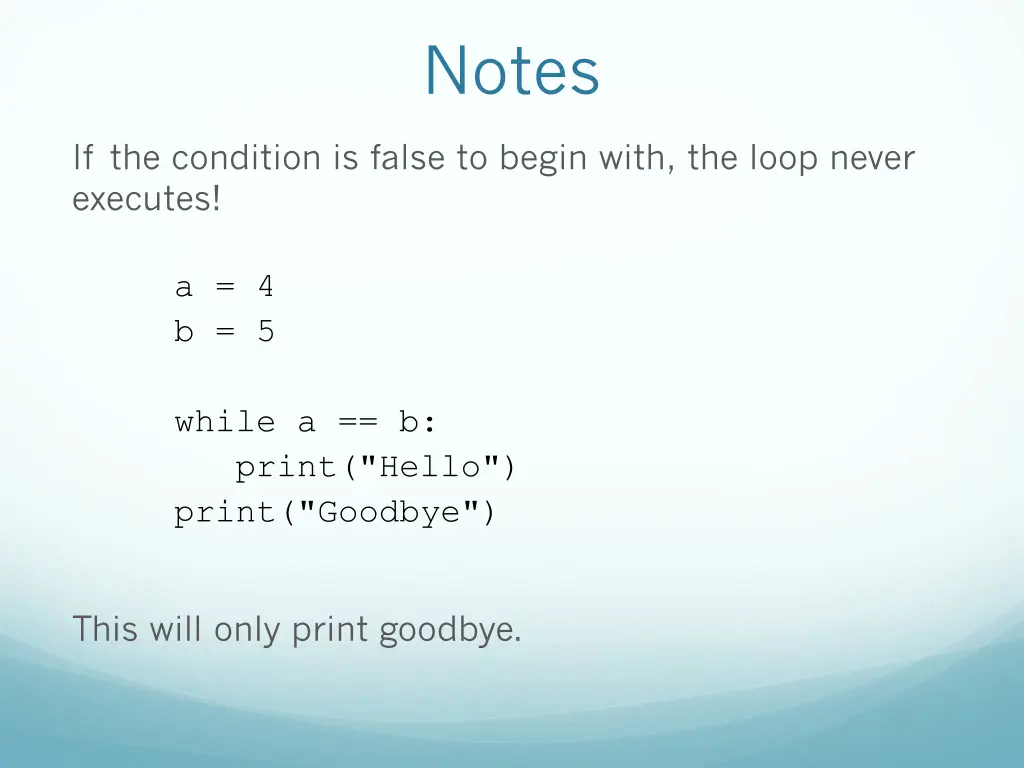 notes
