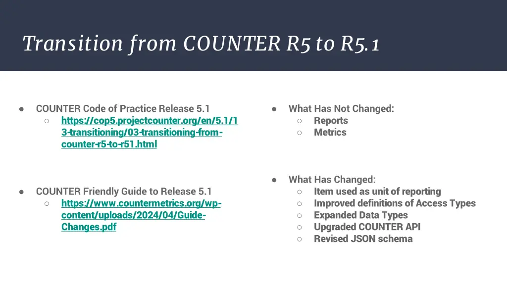 transition from counter r5 to r5 1