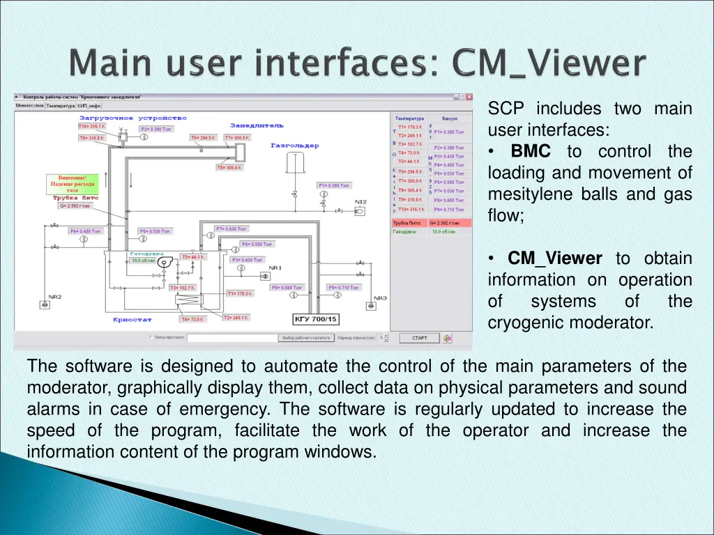 scp includes two main user interfaces