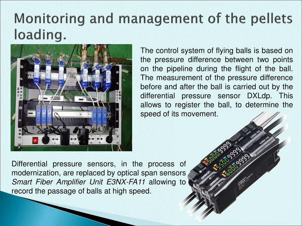 the control system of flying balls is based