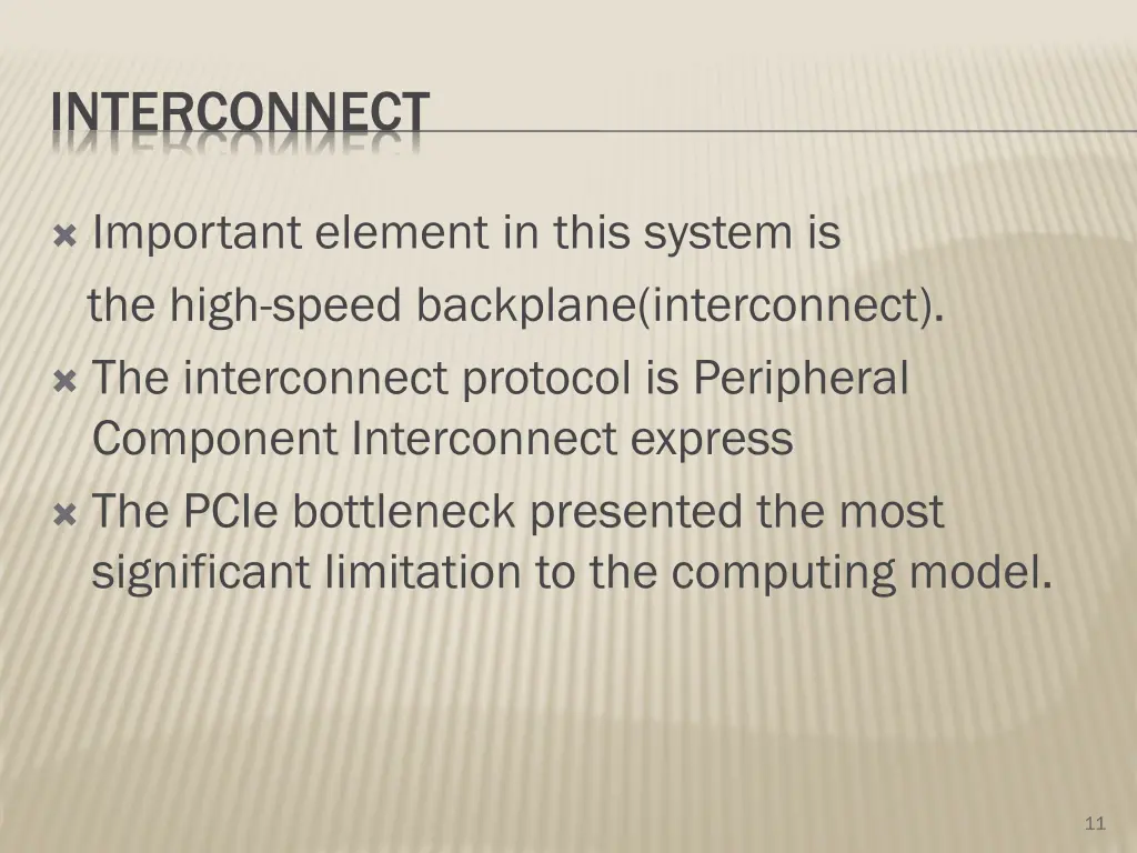 interconnect