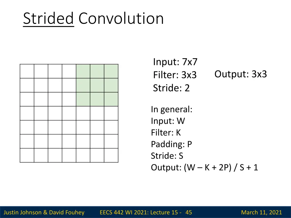 strided convolution 3
