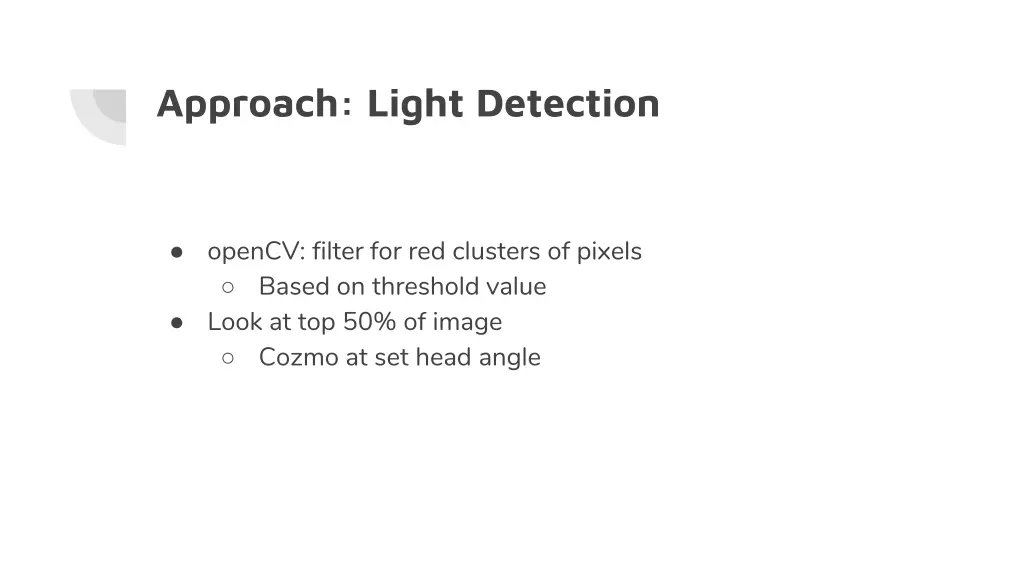 approach light detection