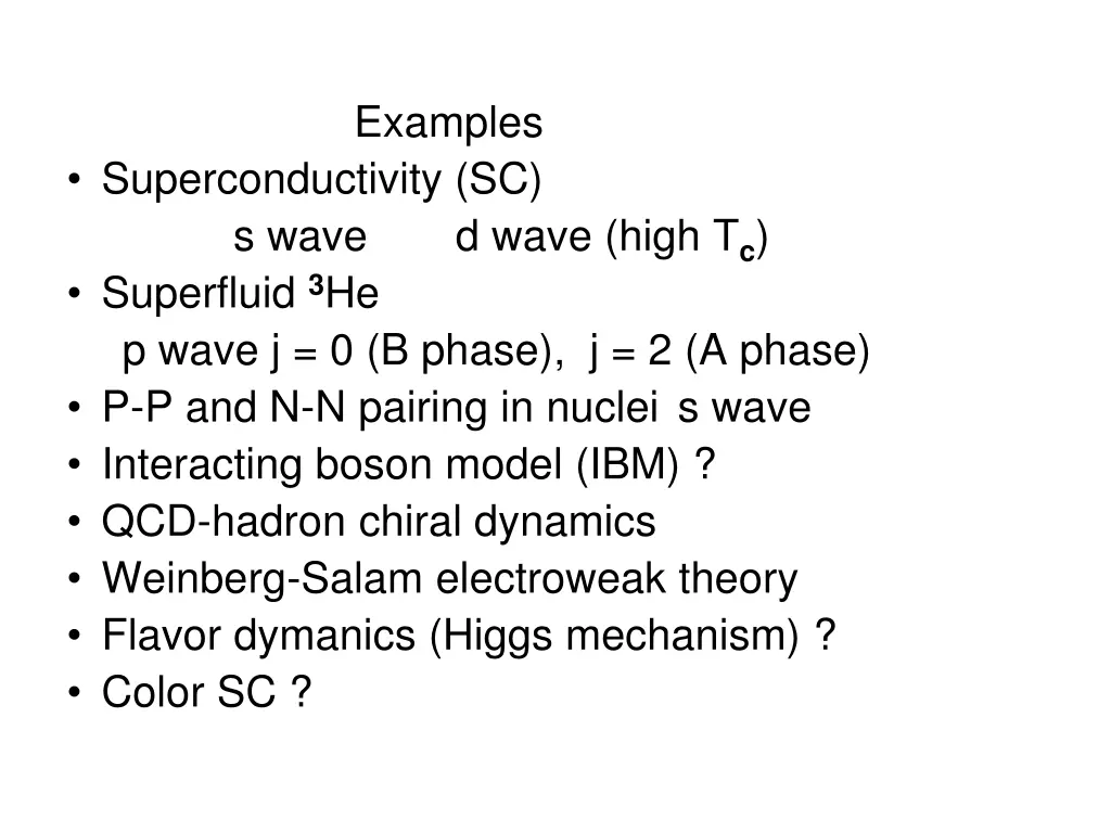 examples