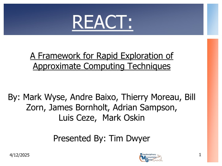 react