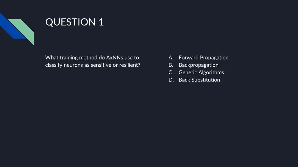 question 1