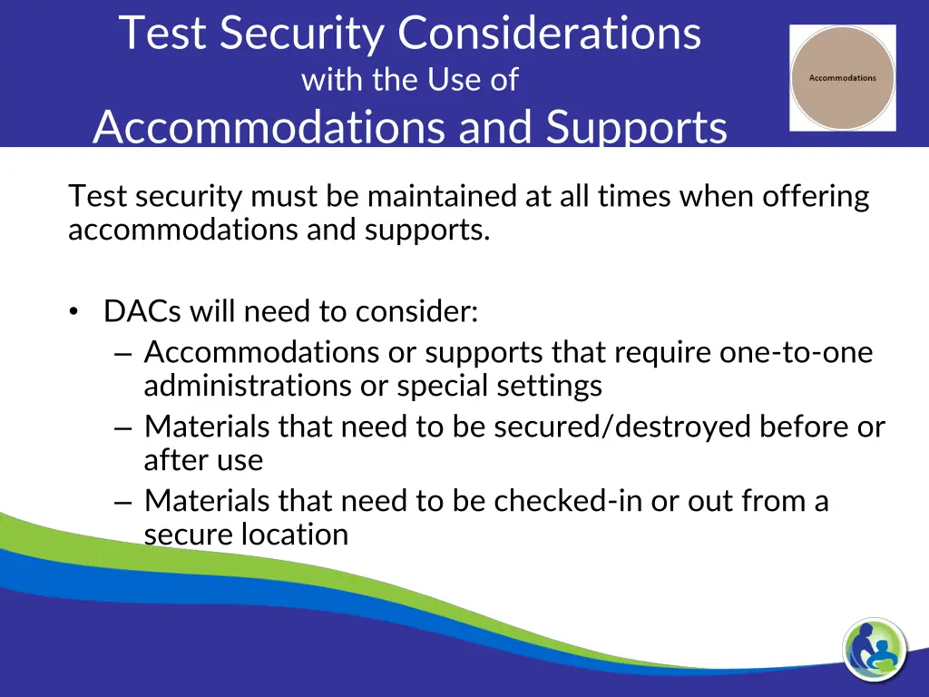test security considerations with