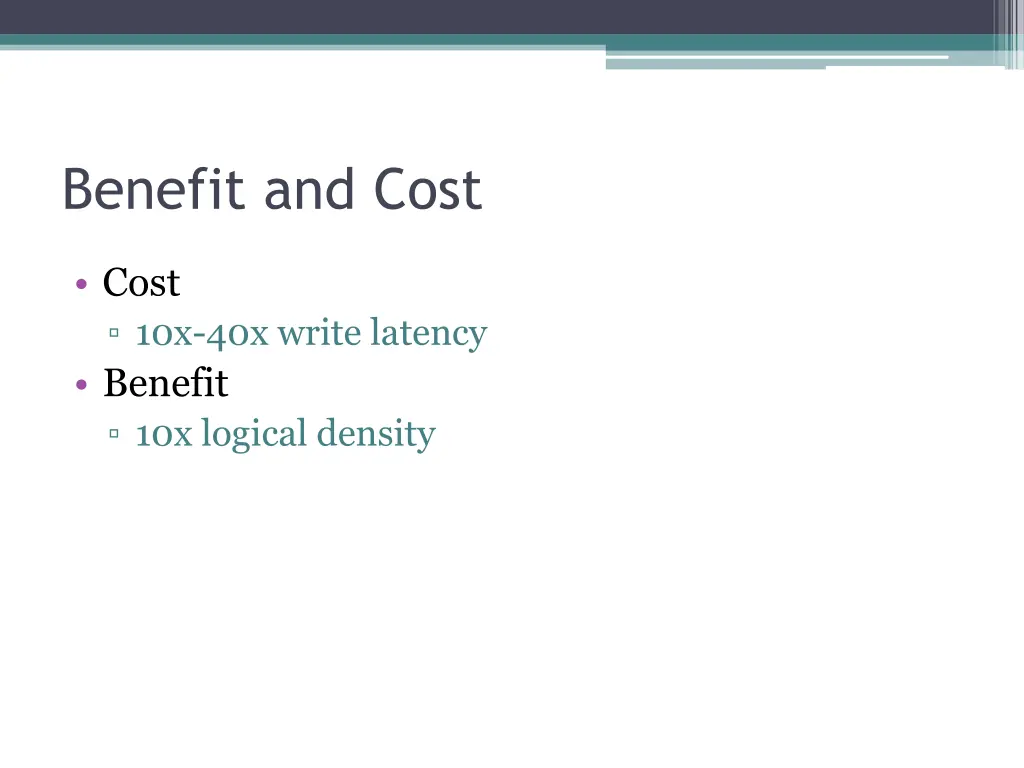benefit and cost