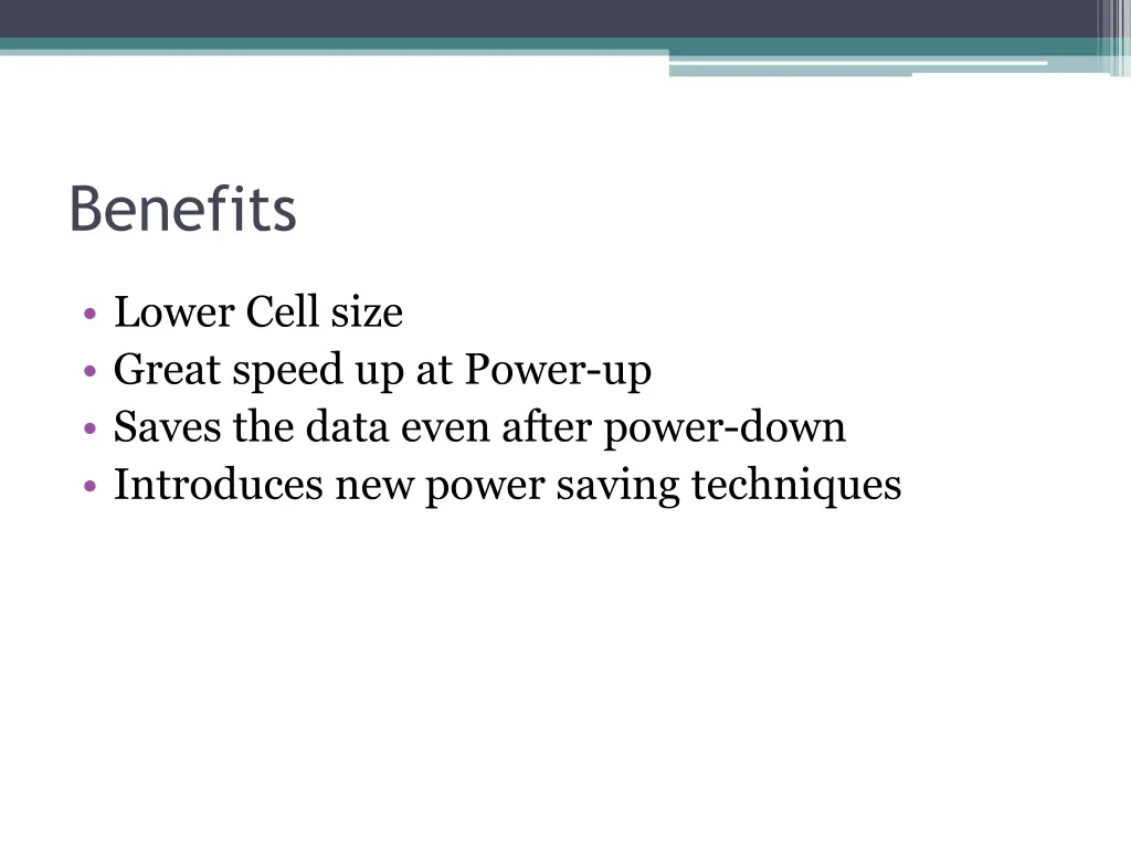 benefits
