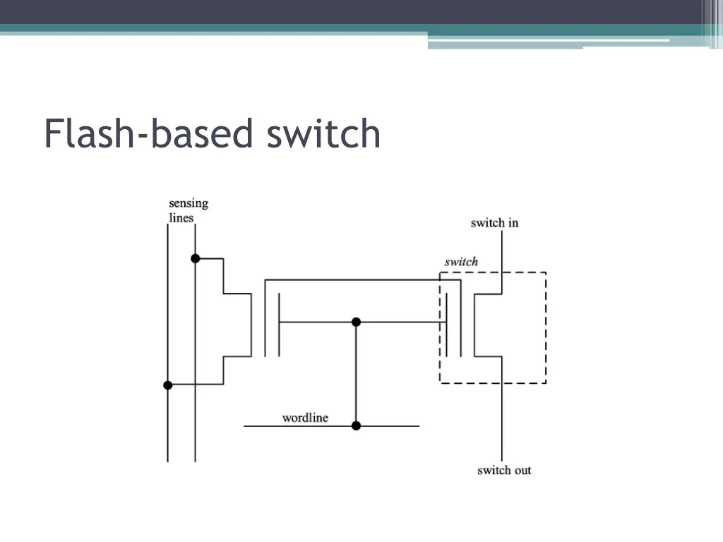 flash based switch