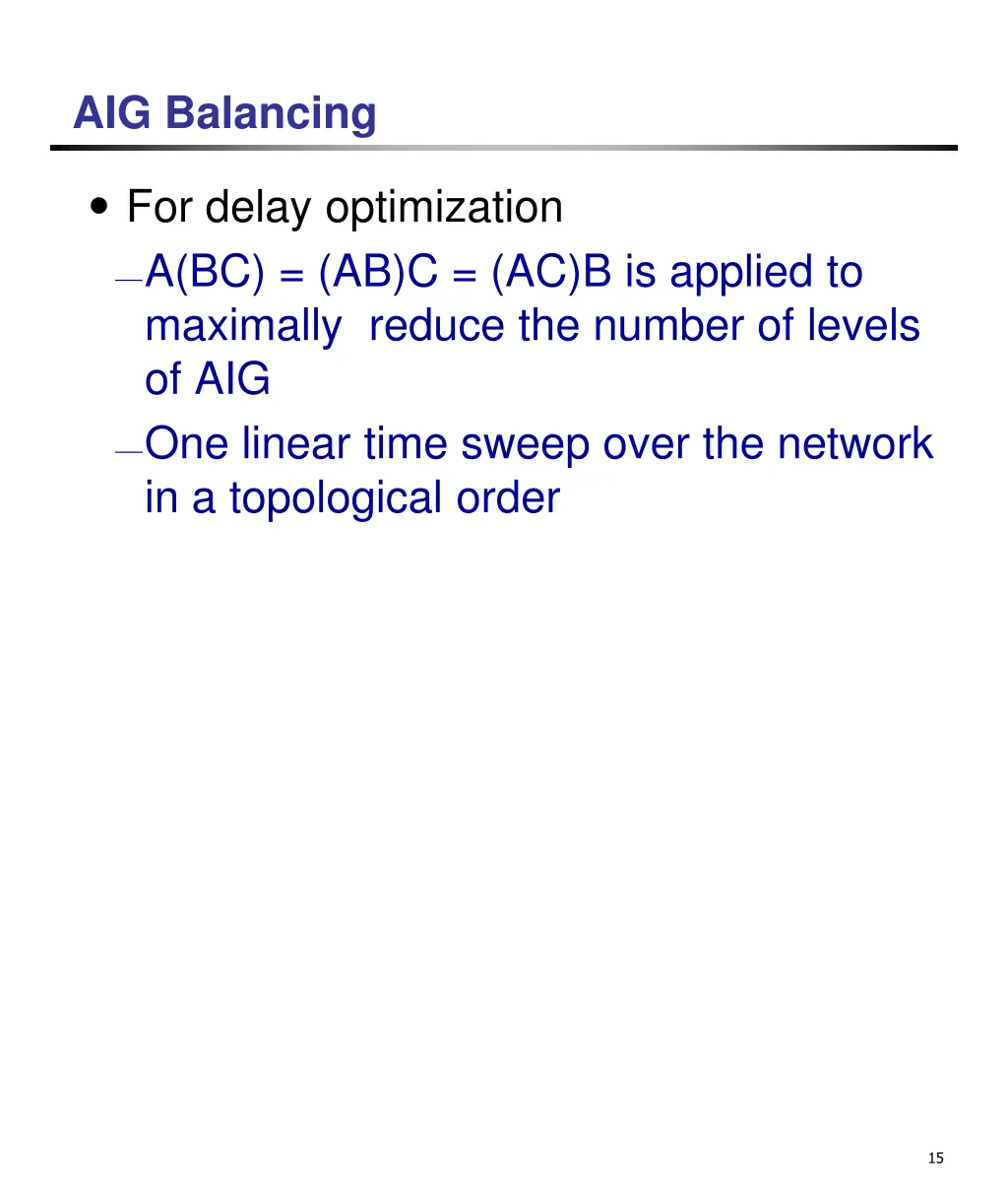 aig balancing