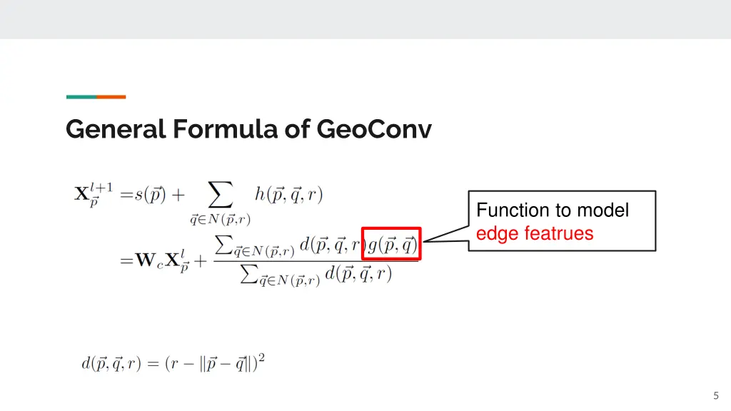 general formula of geoconv