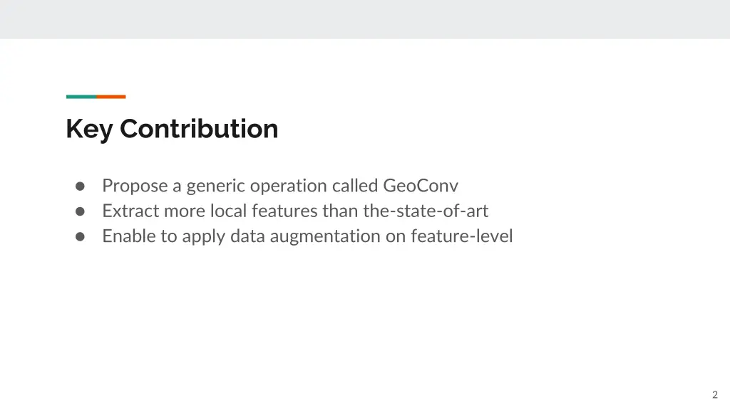 key contribution