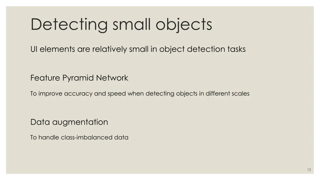 detecting small objects