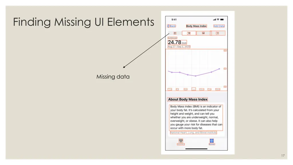 finding missing ui elements