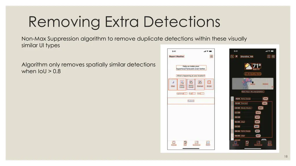 removing extra detections