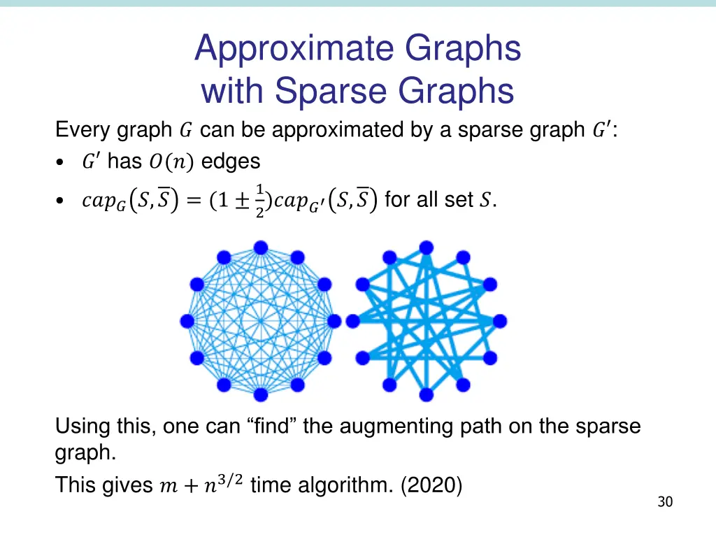 approximate graphs with sparse graphs