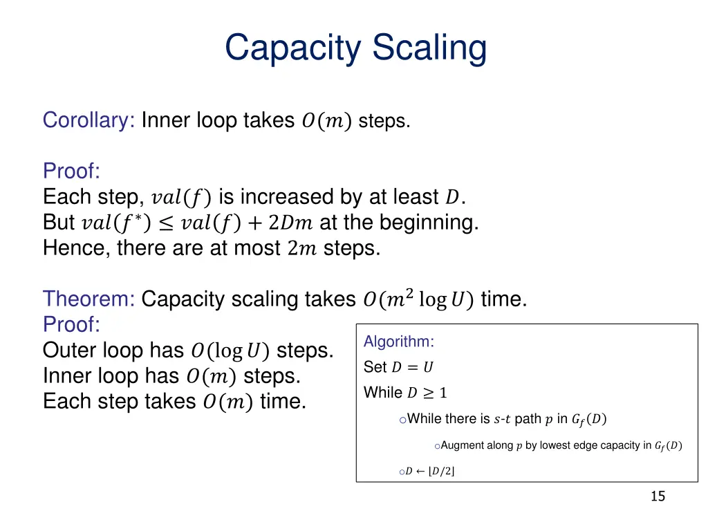 capacity scaling 4