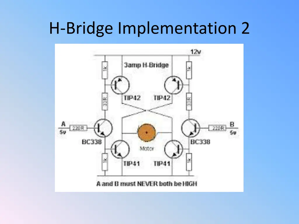 h bridge implementation 2
