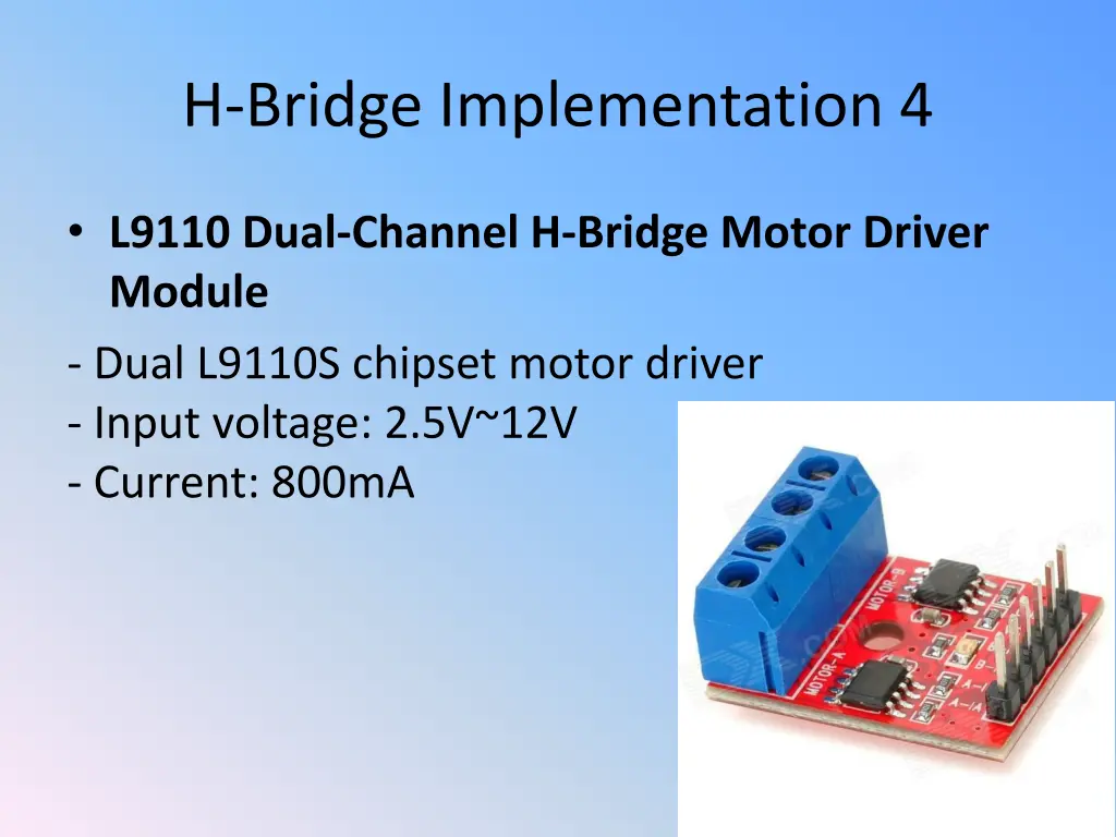 h bridge implementation 4
