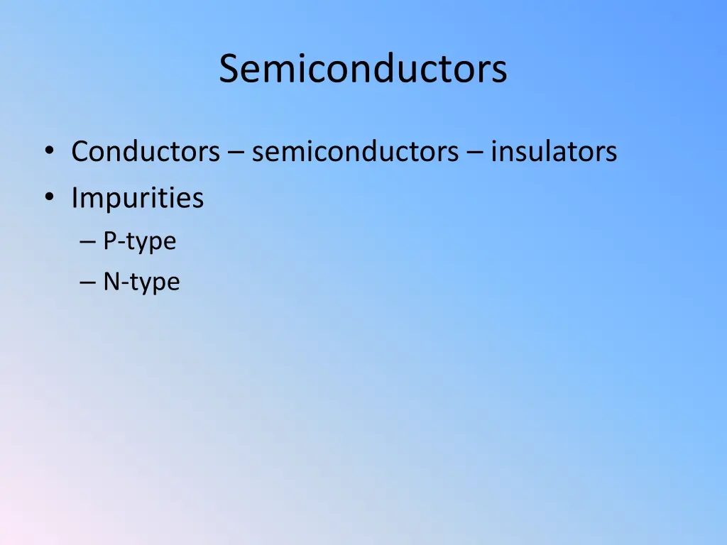 semiconductors