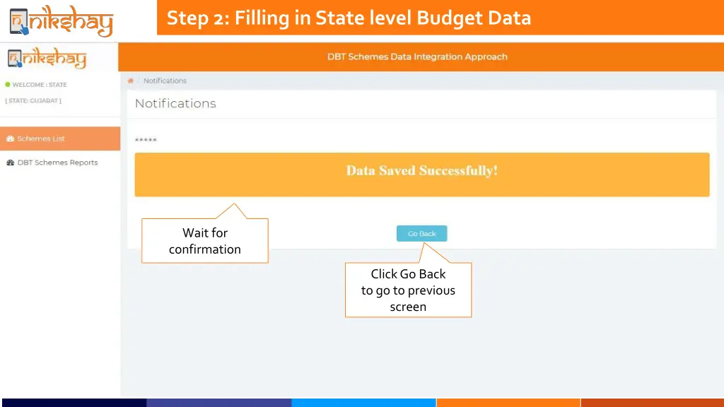 step 2 filling in state level budget data 1