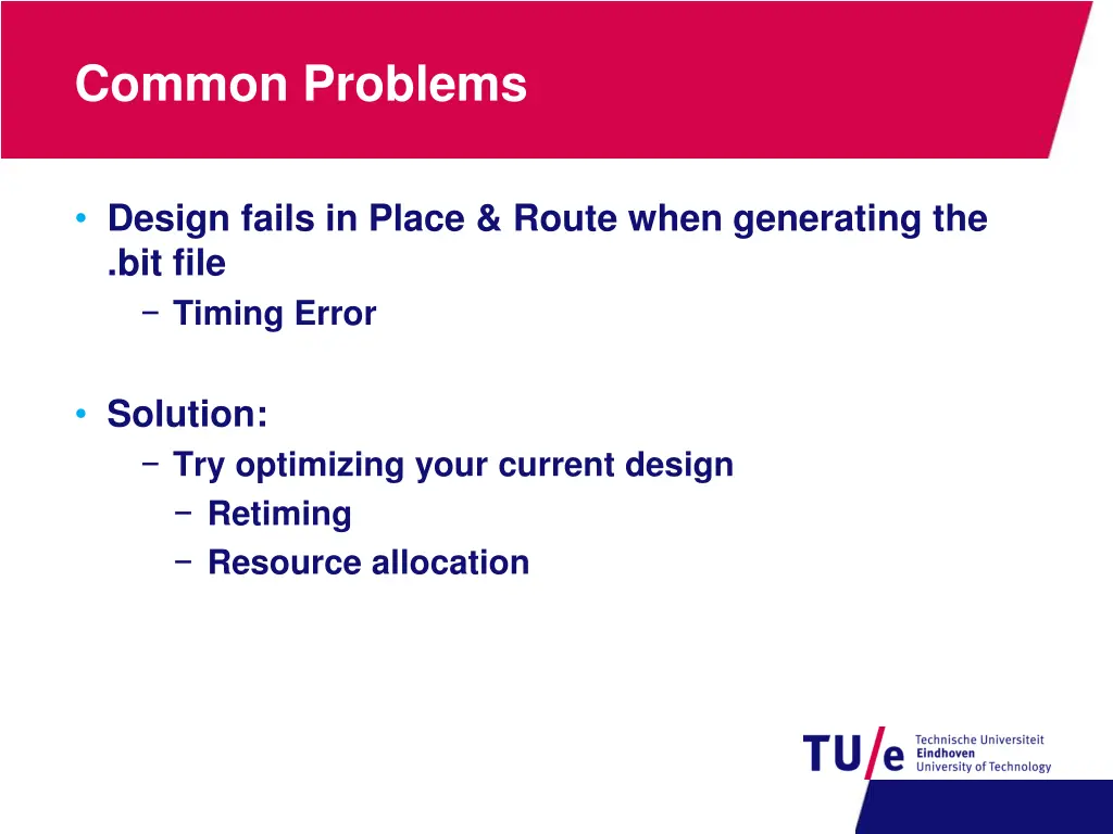 common problems 1