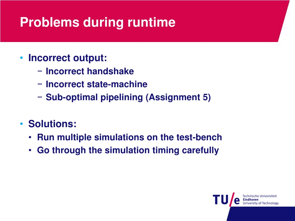 problems during runtime 1