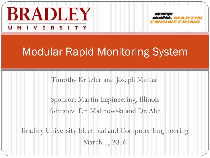 modular rapid monitoring system
