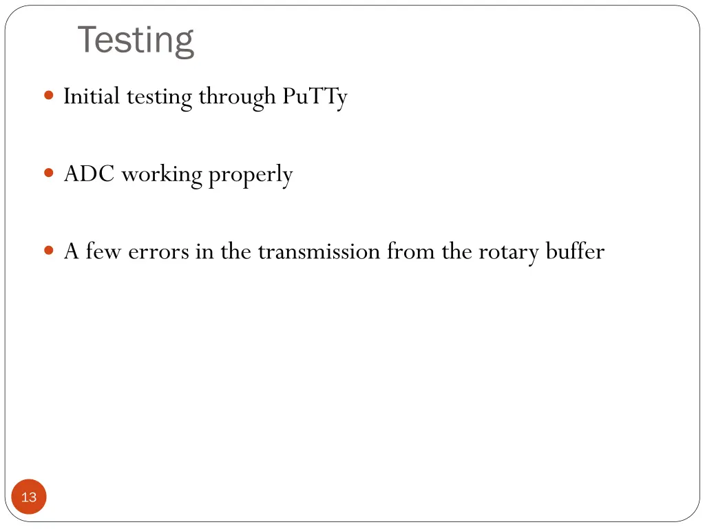testing