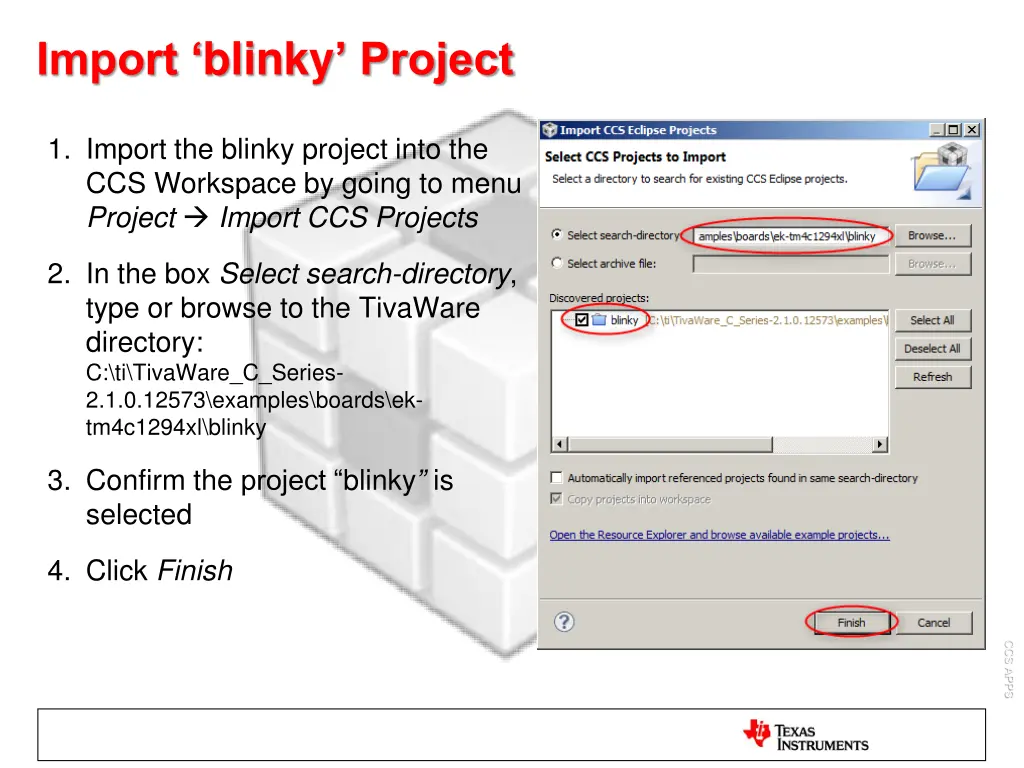 import blinky project