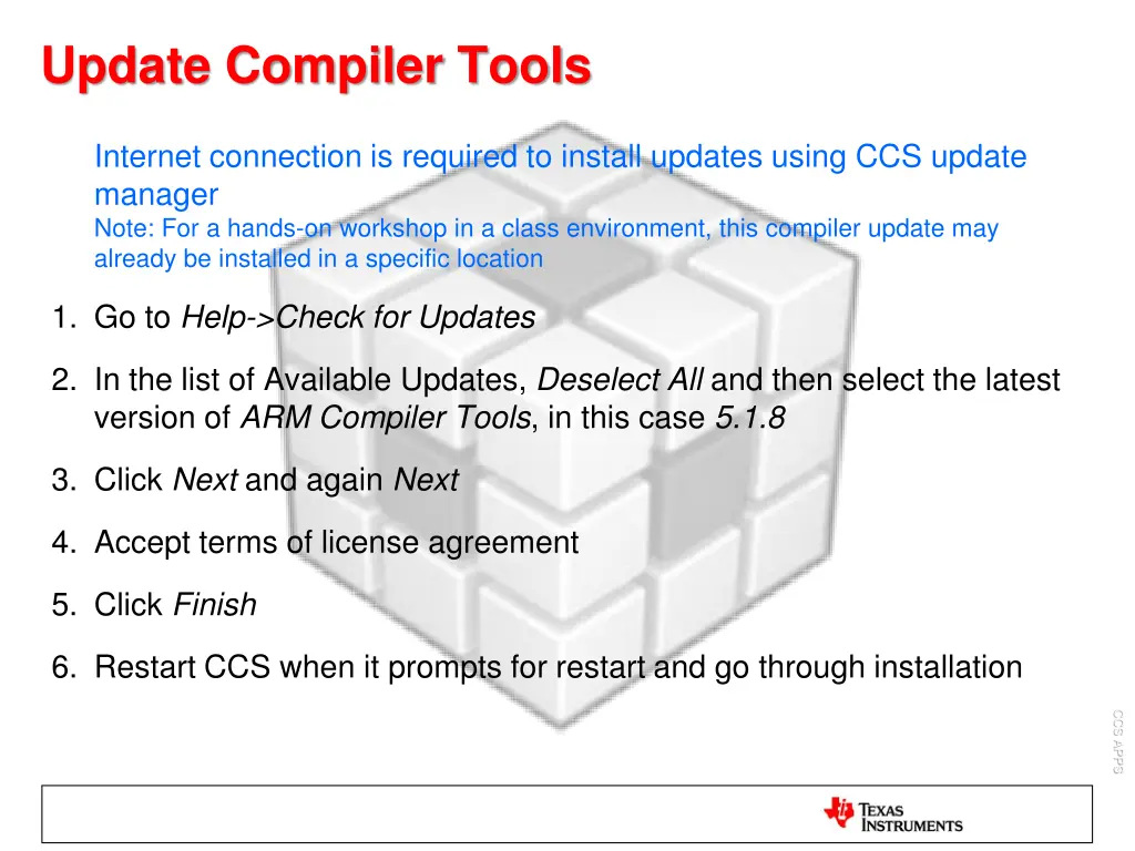 update compiler tools