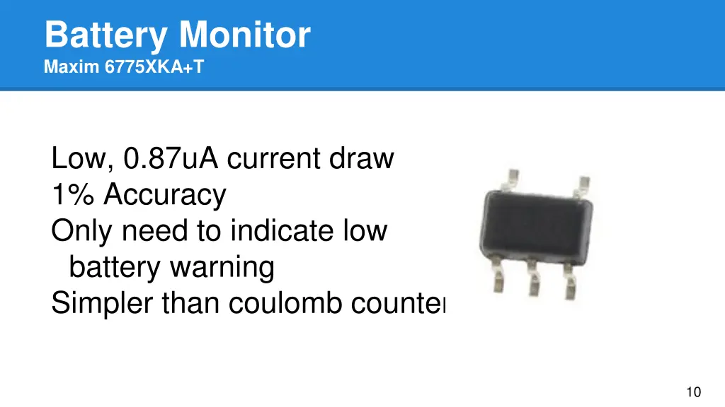 battery monitor maxim 6775xka t