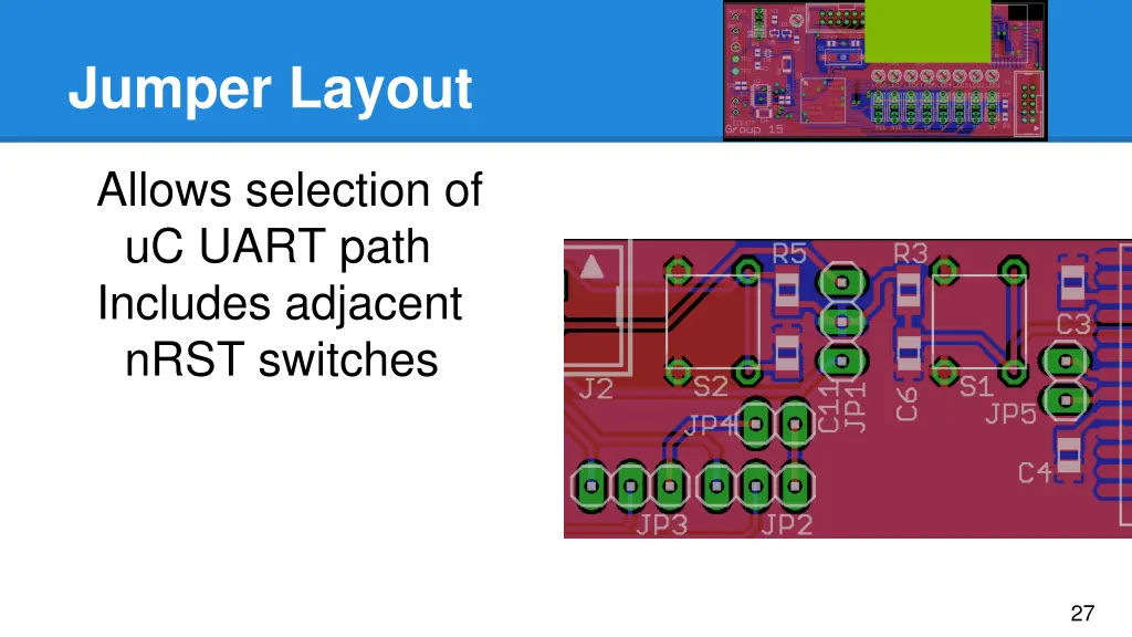 jumper layout