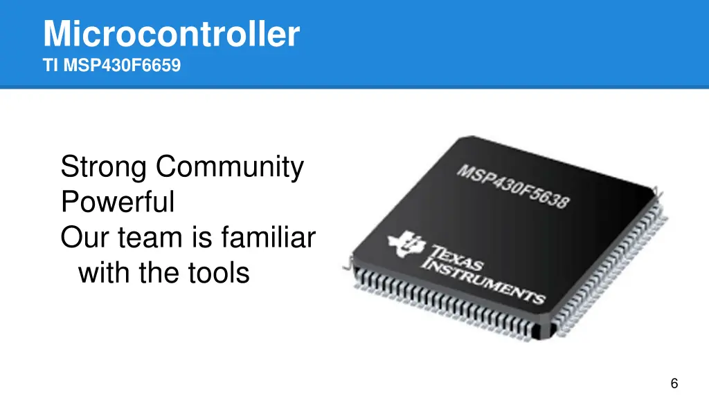 microcontroller ti msp430f6659