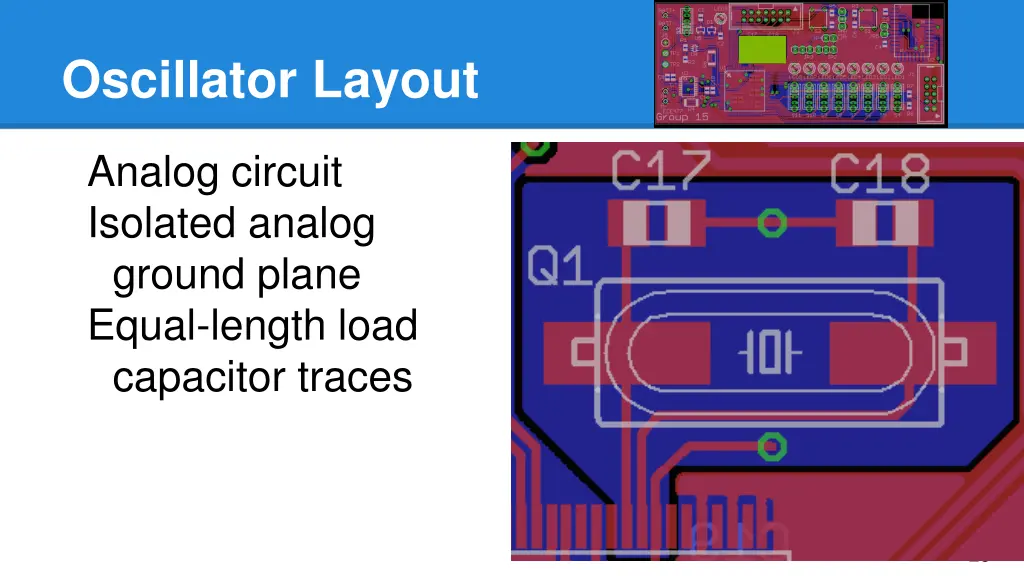 oscillator layout