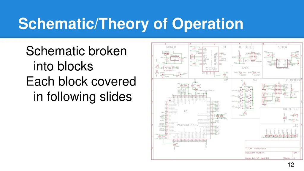 schematic theory of operation