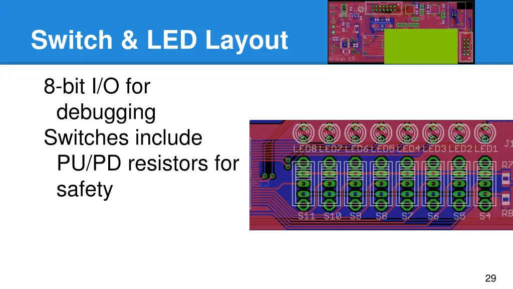 switch led layout