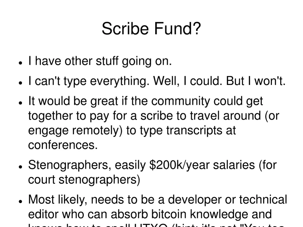 scribe fund 1