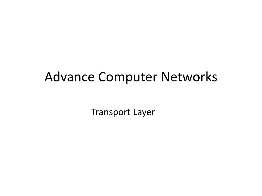advance computer networks
