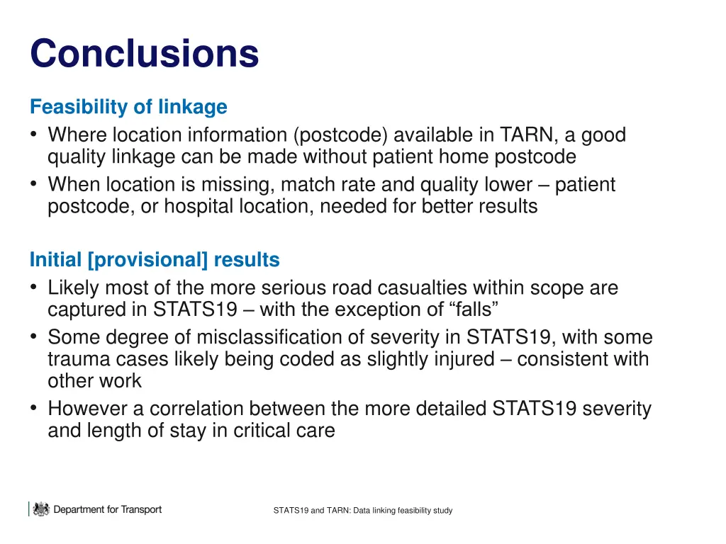 conclusions