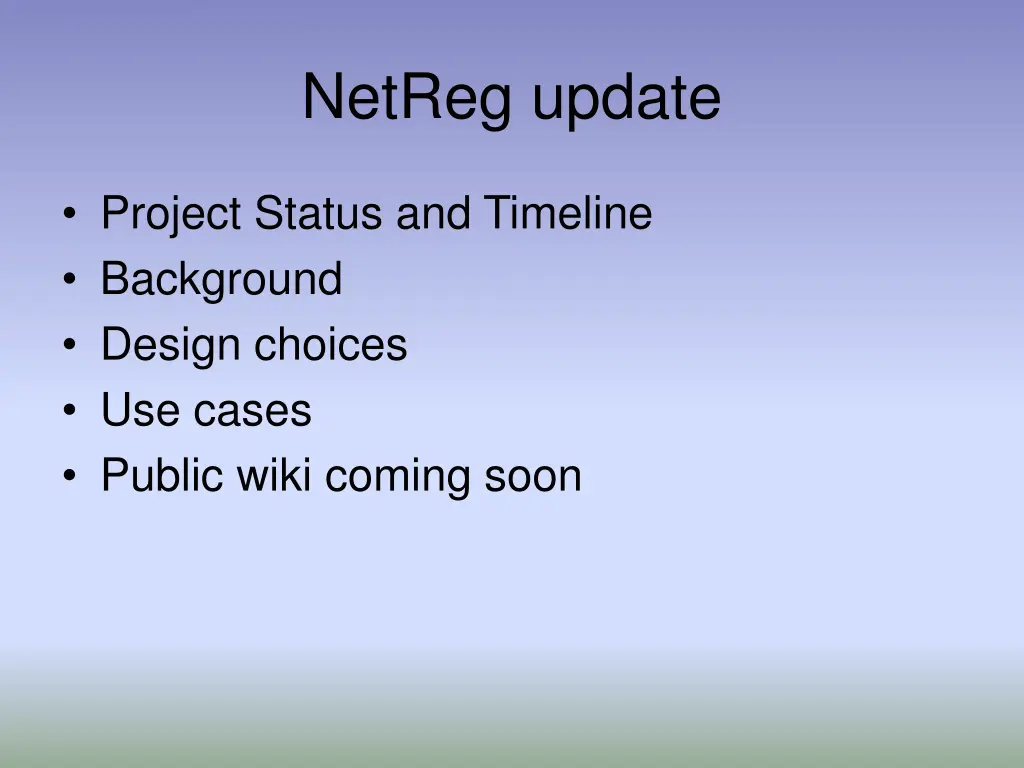 netreg update