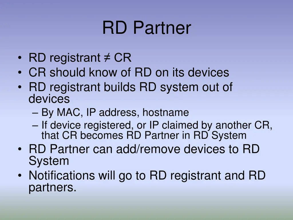 rd partner