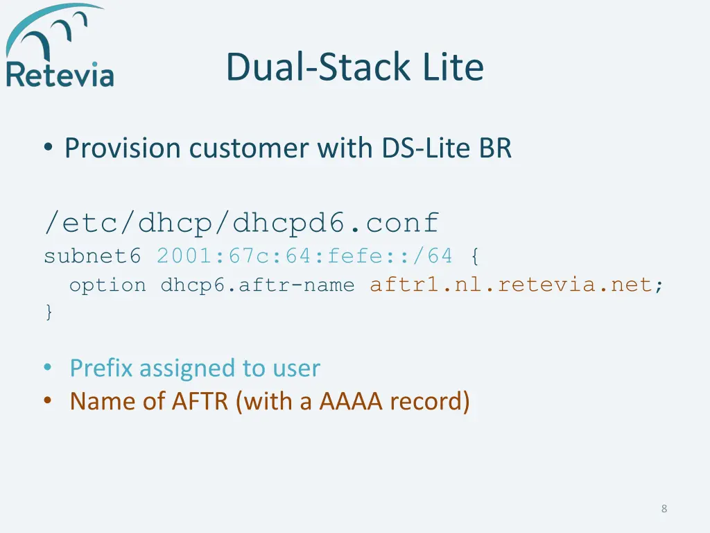 dual stack lite