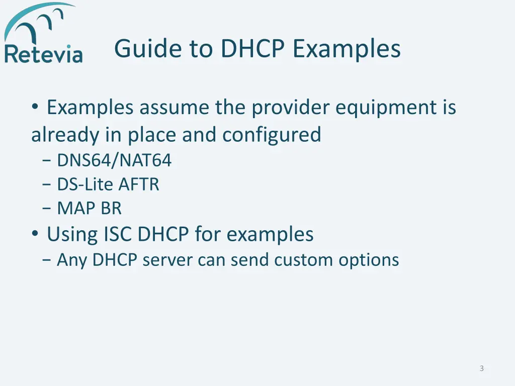 guide to dhcp examples