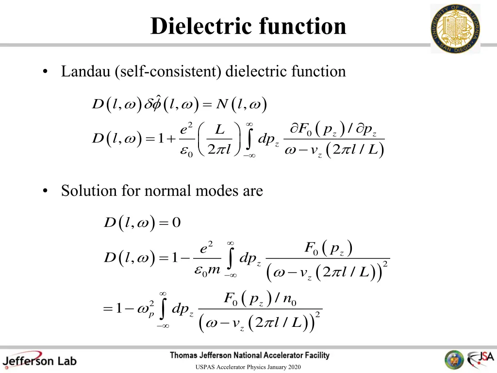 dielectric function