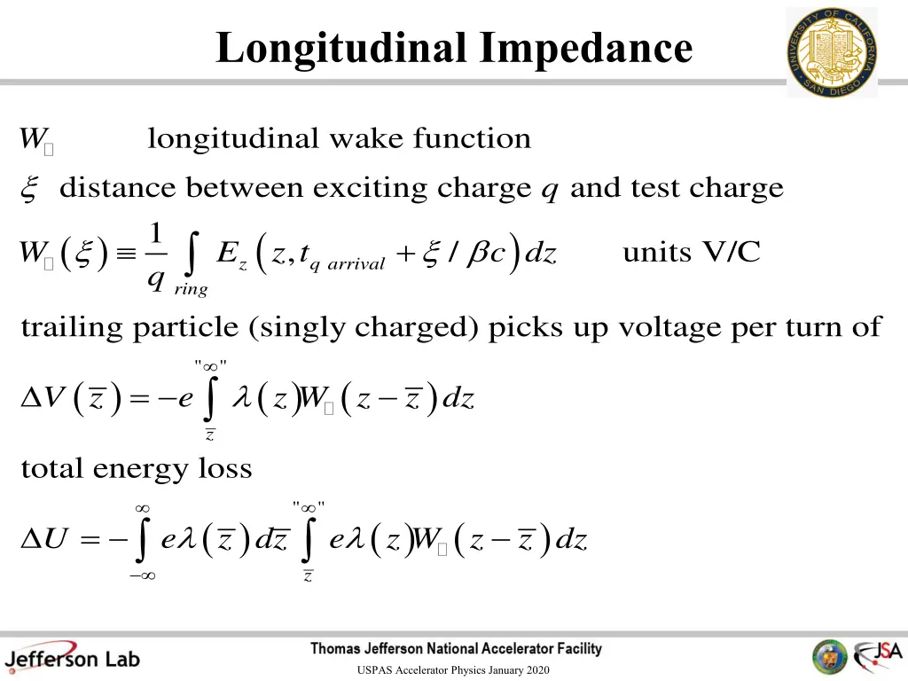 longitudinal impedance