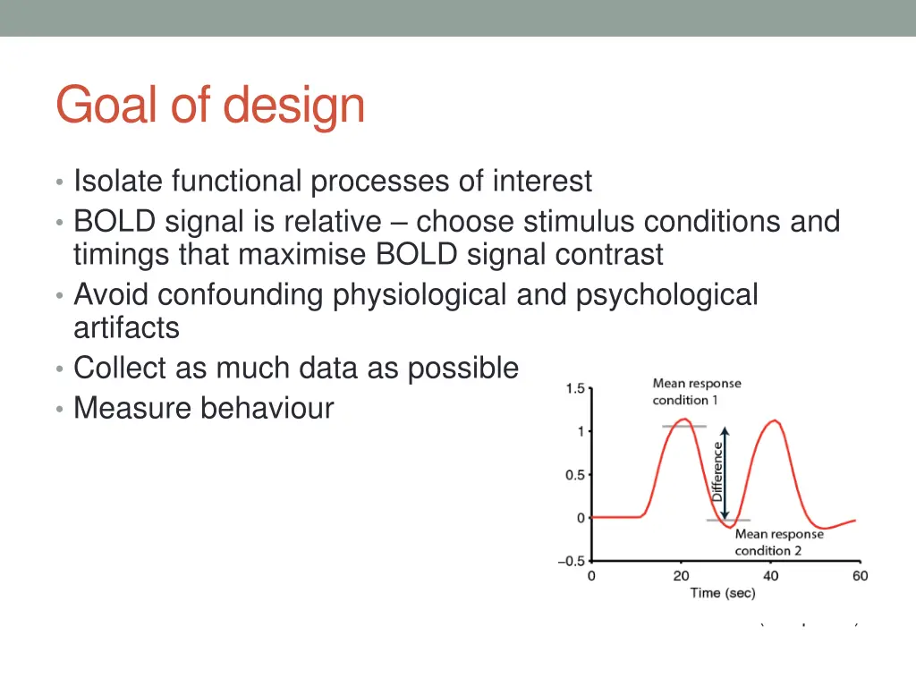goal of design