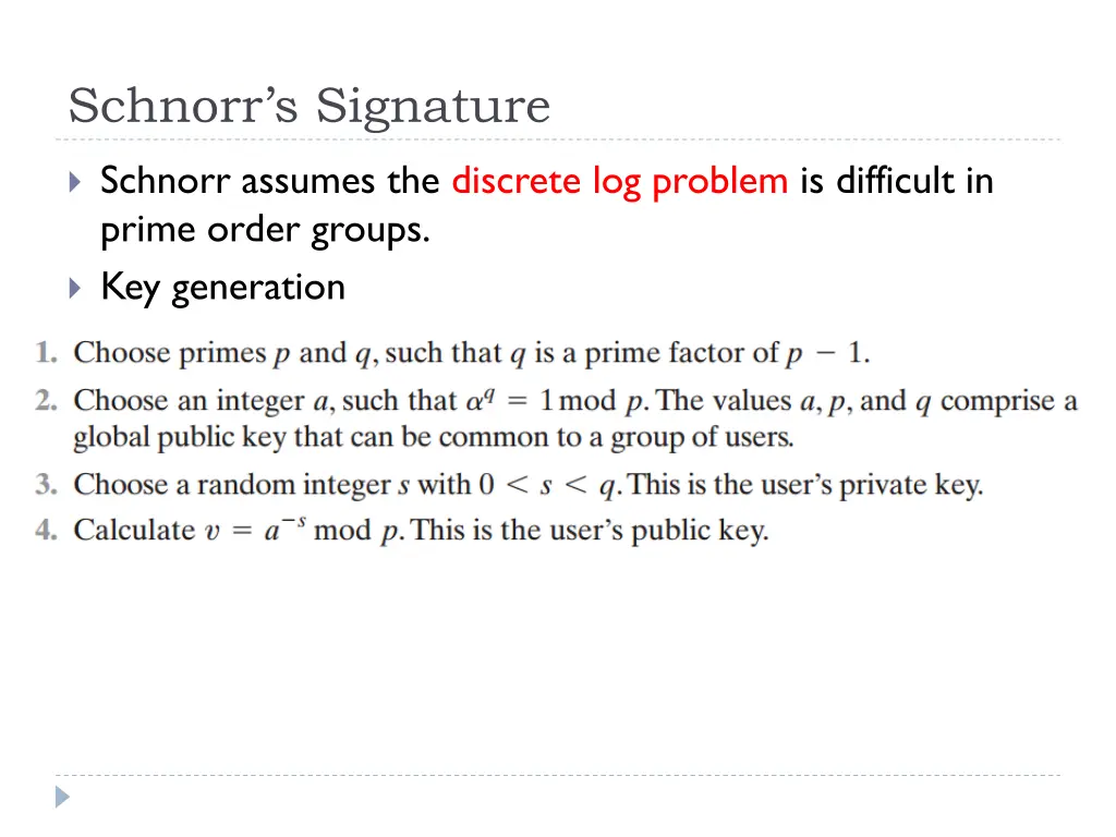 schnorr s signature